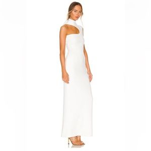 Solace London yara maxi dress in cream